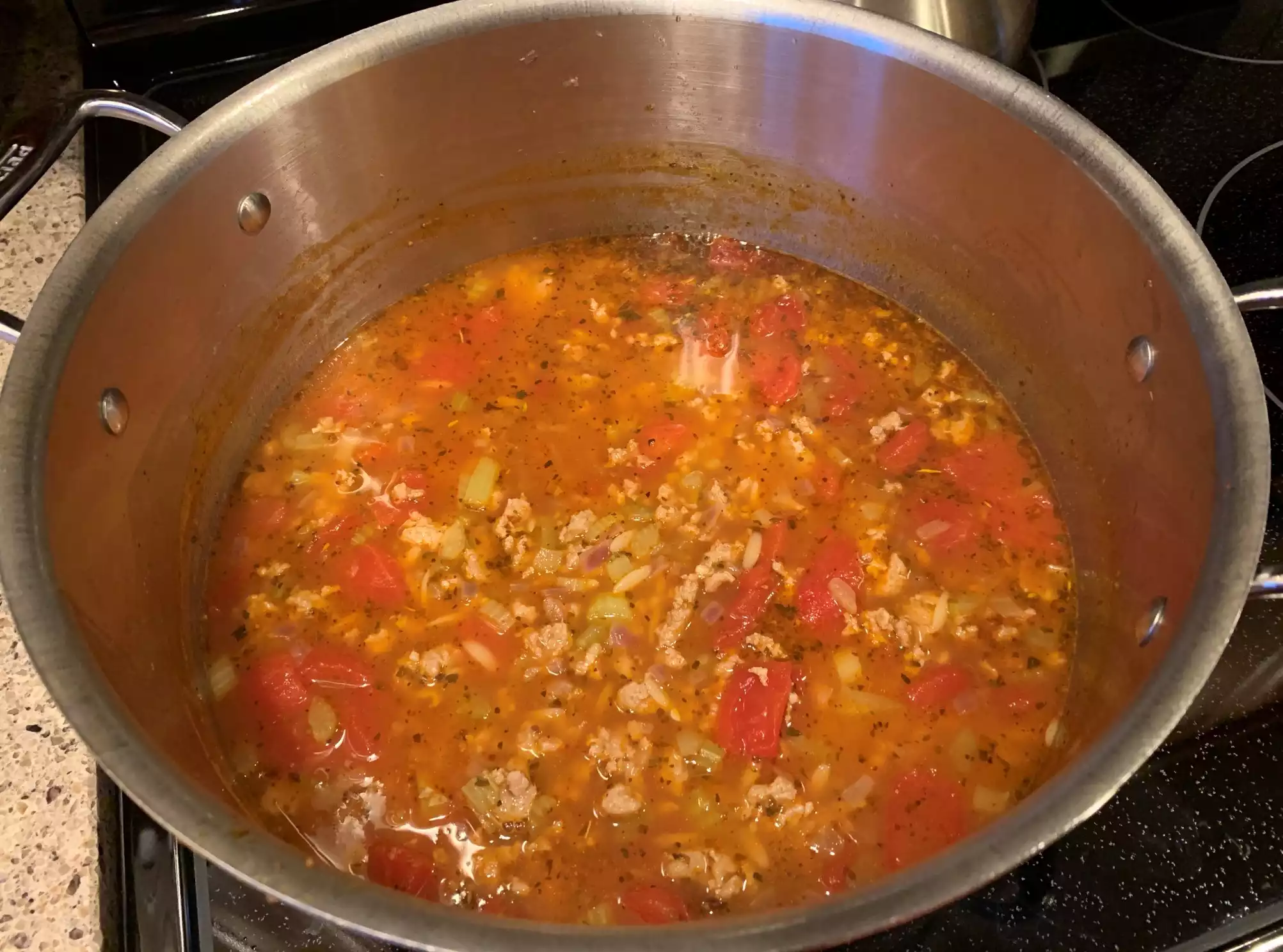 Italian Sausage & Orzo Soup | Kools Family Favorites